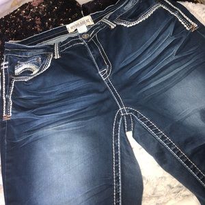 Hydraulic plus size ankle length jeans